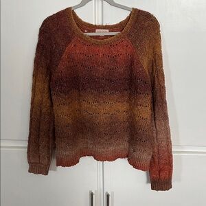 Knox Rose Warm Ombre Knit Sweater